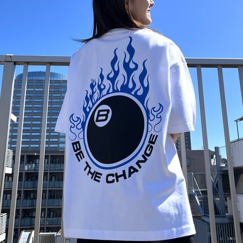 【RGY】ビリヤード両面プリント ビッグシルエットTシャツ