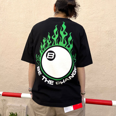 【RGY】ビリヤード両面プリント ビッグシルエットTシャツ