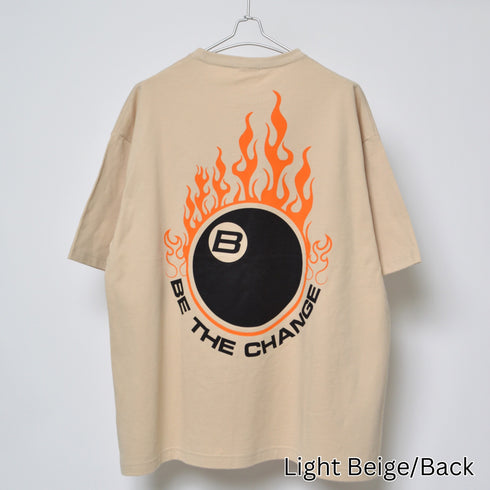 【RGY】ビリヤード両面プリント ビッグシルエットTシャツ