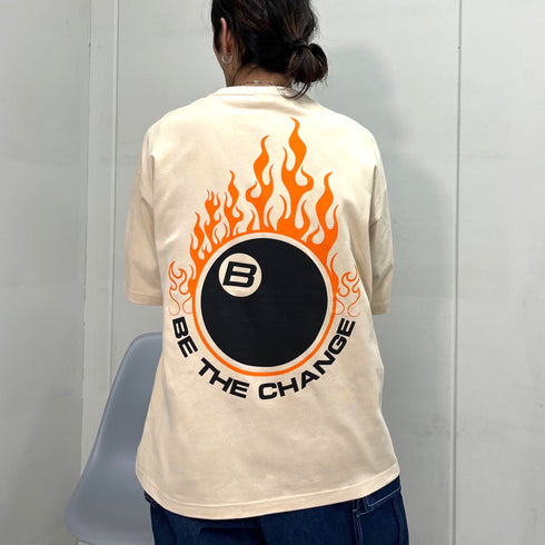 【RGY】ビリヤード両面プリント ビッグシルエットTシャツ