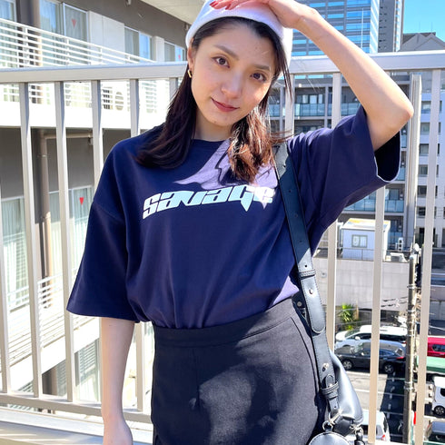 【RGY】ダイス両面プリント ビッグシルエットTシャツ