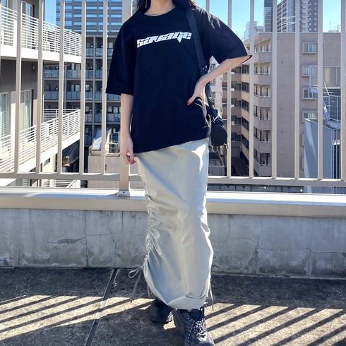 【RGY】ダイス両面プリント ビッグシルエットTシャツ