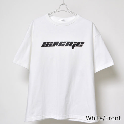 【RGY】ダイス両面プリント ビッグシルエットTシャツ