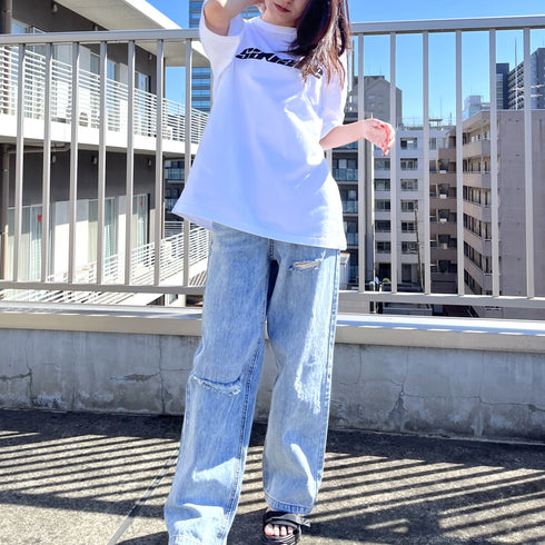 【RGY】ダイス両面プリント ビッグシルエットTシャツ