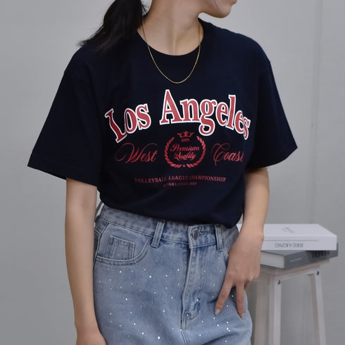【RGY】LOS ANGELES プリントTシャツ