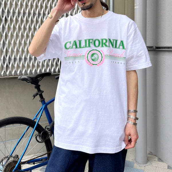 【RGY】CALIFORNIA Venice Beach デザインプリントTシャツ