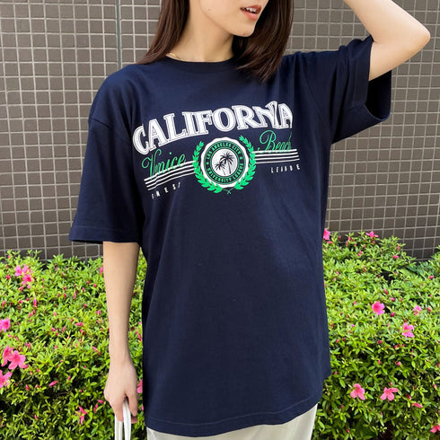 【RGY】CALIFORNIA Venice Beach デザインプリントTシャツ