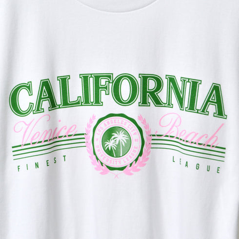 【RGY】CALIFORNIA Venice Beach デザインプリントTシャツ