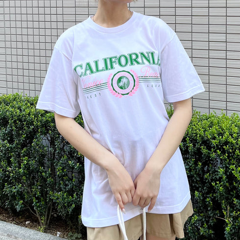 【RGY】CALIFORNIA Venice Beach デザインプリントTシャツ
