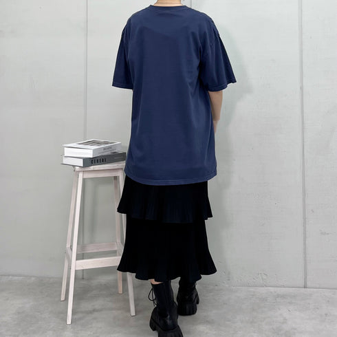 BACK TO NATURE ピグメント加工 ビッグシルエットTシャツ