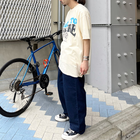 BACK TO NATURE ピグメント加工 ビッグシルエットTシャツ