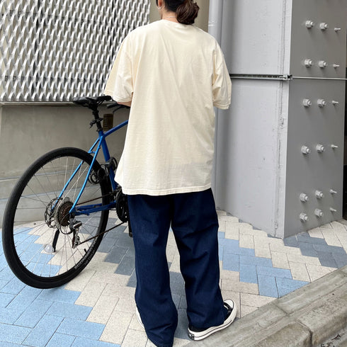 BACK TO NATURE ピグメント加工 ビッグシルエットTシャツ