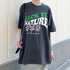 BACK TO NATURE ピグメント加工 ビッグシルエットTシャツ