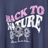 BACK TO NATURE ピグメント加工 ビッグシルエットTシャツ