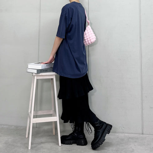 BACK TO NATURE ピグメント加工 ビッグシルエットTシャツ