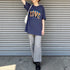 【MODISH GAZE】LOVEロゴプリント ピグメント加工 ビッグシルエットTシャツ