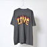 【MODISH GAZE】LOVEロゴプリント ピグメント加工 ビッグシルエットTシャツ