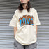【MODISH GAZE】LOVEロゴプリント ピグメント加工 ビッグシルエットTシャツ