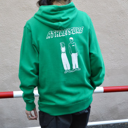 【MODISH GAZE】カップルイラスト裏毛フーディ(ATHLEISURE)
