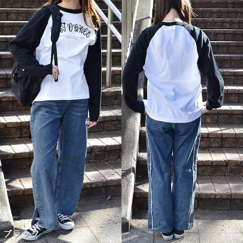 【MODISH GAZE】LAST DANCE ラグランロンT