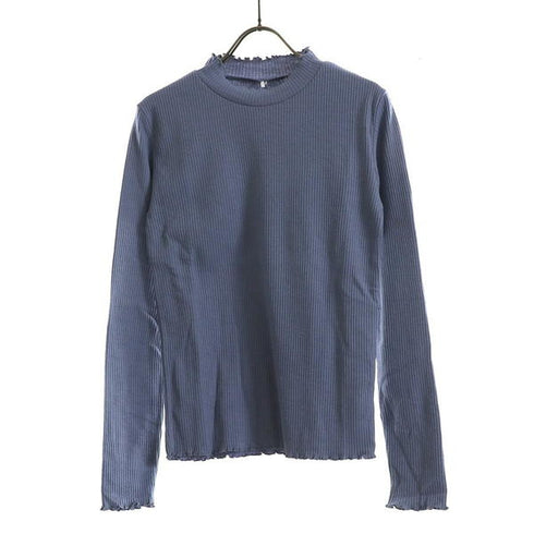 【&soiree】プチハイネックリブニットソー