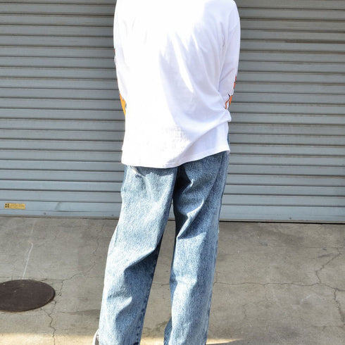 【MODISH GAZE】天竺 袖ゆるロンT(ファイヤー)