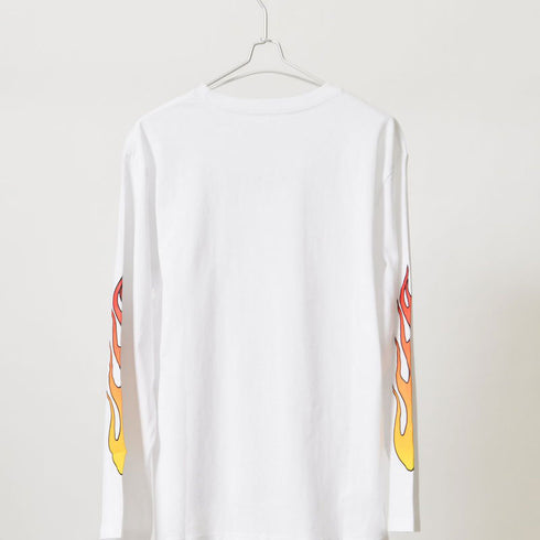 【MODISH GAZE】天竺 袖ゆるロンT(ファイヤー)