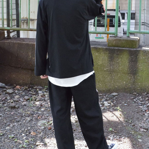 【MODISH GAZE】天竺 袖ゆるロンT(ファイヤー)