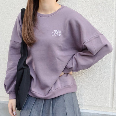 【spiritoso】裏起毛 天使BIGプルオーバー