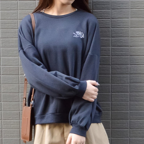 【spiritoso】裏起毛 天使BIGプルオーバー