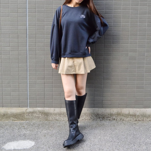 【spiritoso】裏起毛 天使BIGプルオーバー