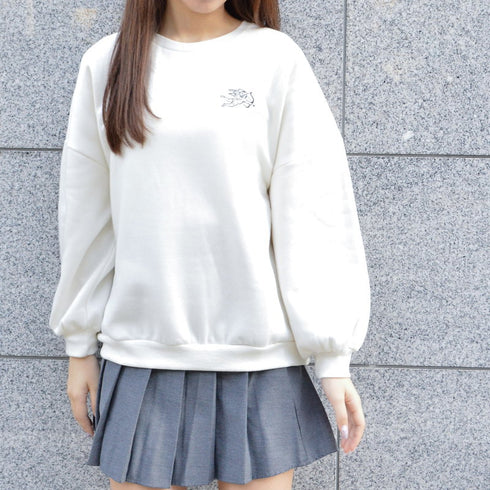 【spiritoso】裏起毛 天使BIGプルオーバー