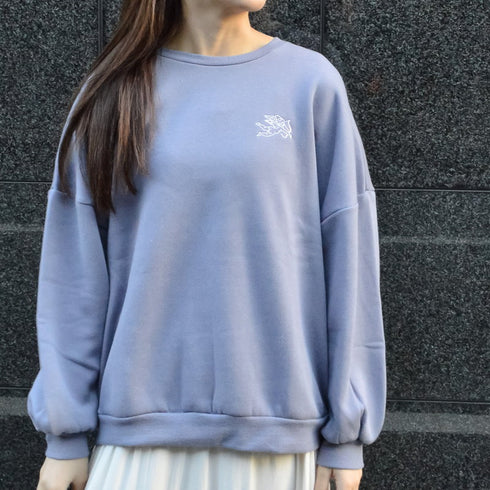 【spiritoso】裏起毛 天使BIGプルオーバー