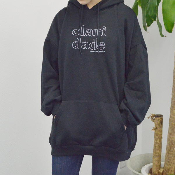 【spiritoso】裏起毛 ロゴBIGプルパーカー