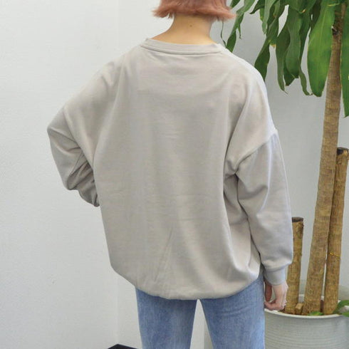 【spiritoso】ビッグロゴミニ裏スウェット