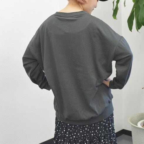 【spiritoso】ビッグロゴミニ裏スウェット