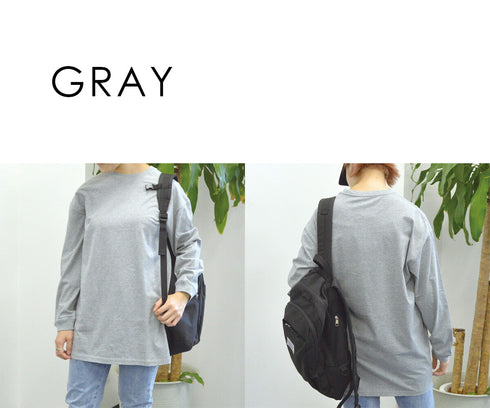 【spiritoso】USAコットンロングロンT