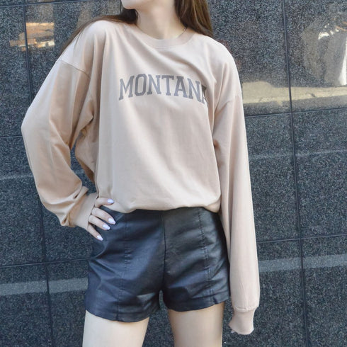 【spiritoso】MONTANAロゴロンTシャツ