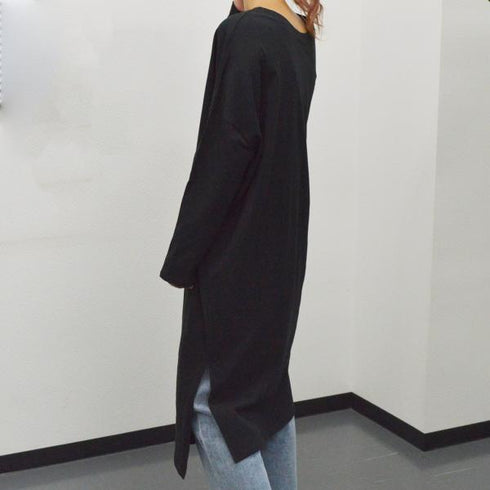 【spiritoso】オーバーサイズロゴワンピース