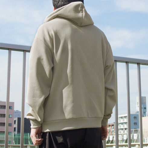 【spiritoso】daylightビッグプリント裏起毛パーカー