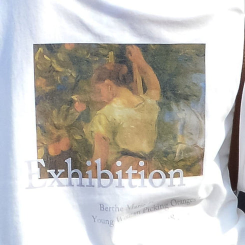 【spiritoso】エキシビジョン絵画プリントロンT