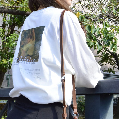 【spiritoso】エキシビジョン絵画プリントロンT