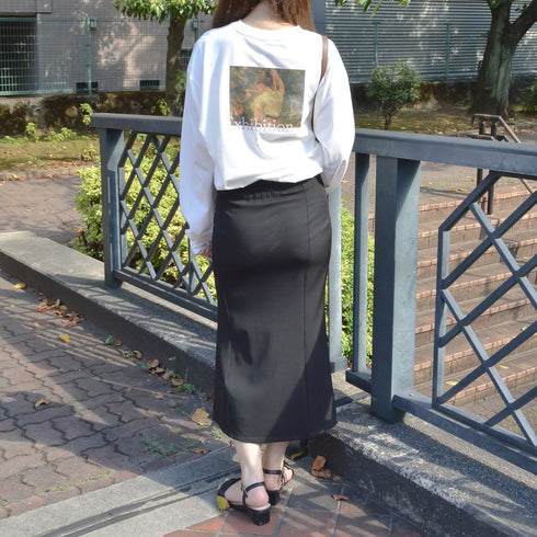 【spiritoso】エキシビジョン絵画プリントロンT