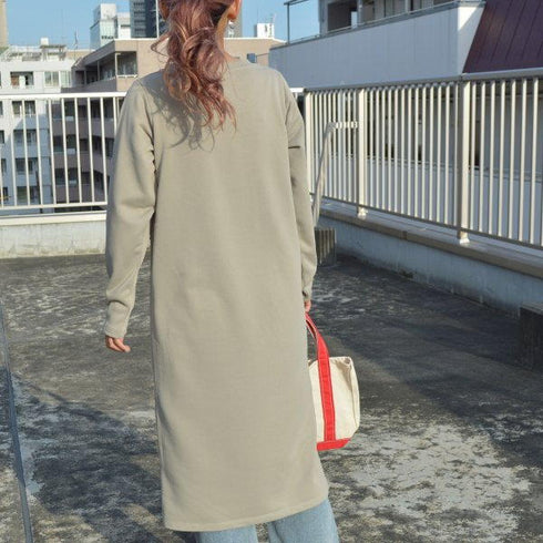 【spiritoso】レイヤード風スウェットワンピース