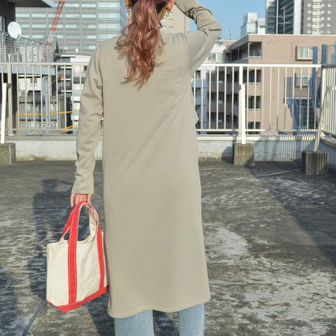 【spiritoso】レイヤード風スウェットワンピース