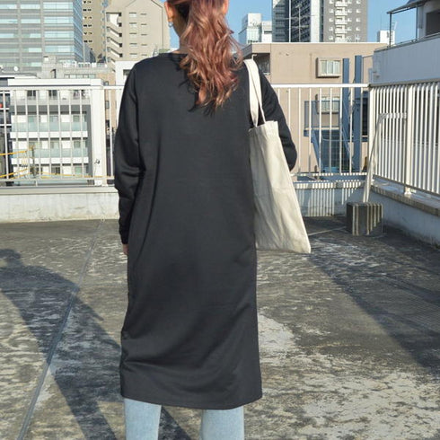 【spiritoso】レイヤード風スウェットワンピース