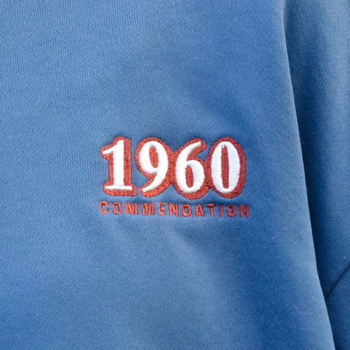 【spiritoso】バックサークルレトロプリントトレーナー