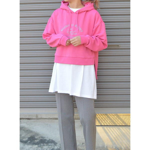 【spiritoso】カフェ風裏起毛パーカー