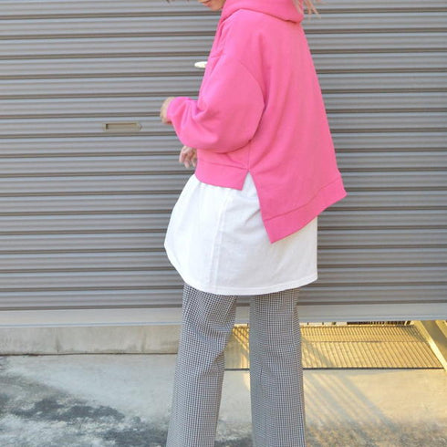 【spiritoso】カフェ風裏起毛パーカー