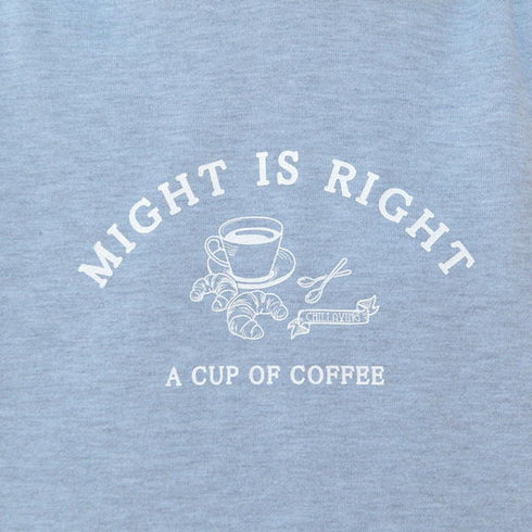 【spiritoso】カフェ風裏起毛パーカー